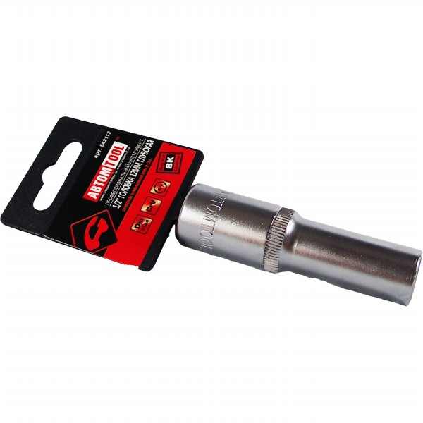 Торцевая головка глубокая (АвтомTool: 1/2, 13 мм, 6-гран)