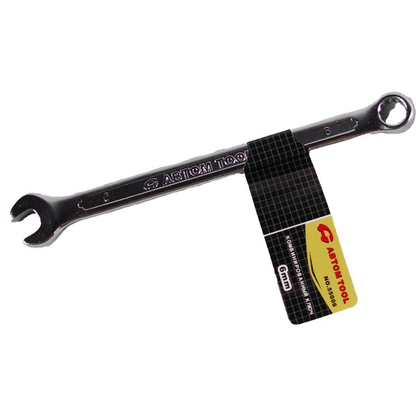 Ключ гаечный комбинированный (АвтомTool: 6*6 мм)