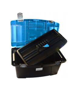 Ящик для инструмента пластиковый 19" (Оригинал №2, пласт замки) Практик, артикул: 77715