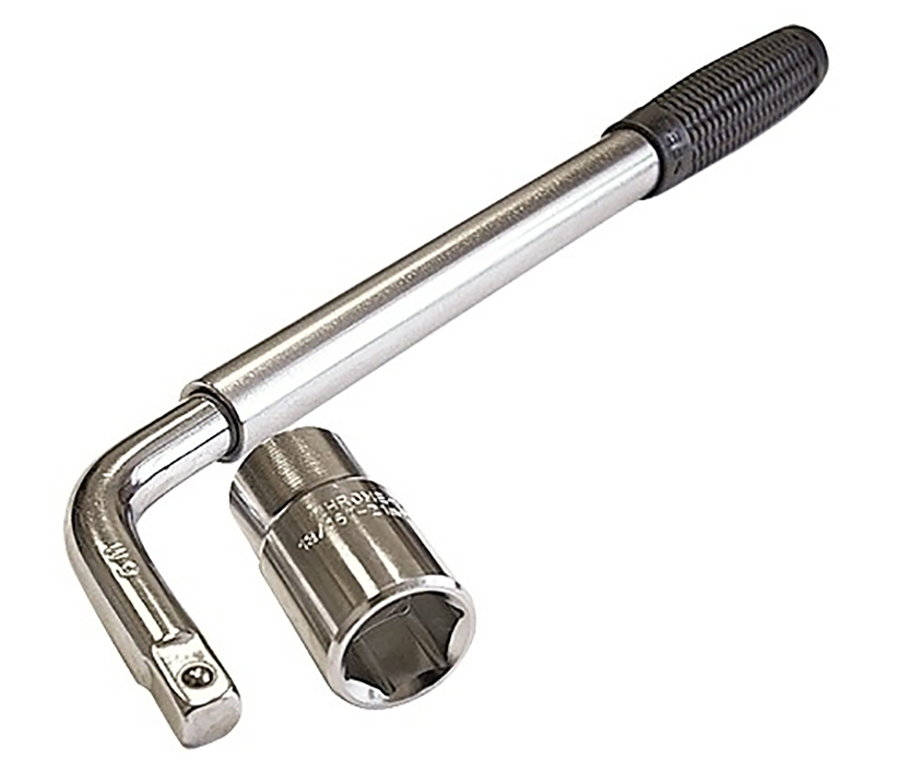 Ключ балонный телескопический, L-образный (СервисКлюч: 17*19 мм, 1/2)