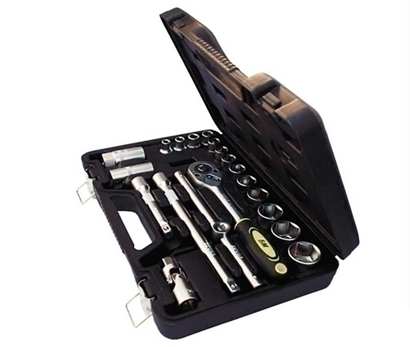 Набор торцевых головок 19 предметов, 1/4 | БМ