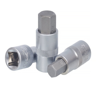 Головка со вставкой (БМ: 1/2", (6-гр), HEX, L=100 мм, 17 мм, CrV), артикул: 972417