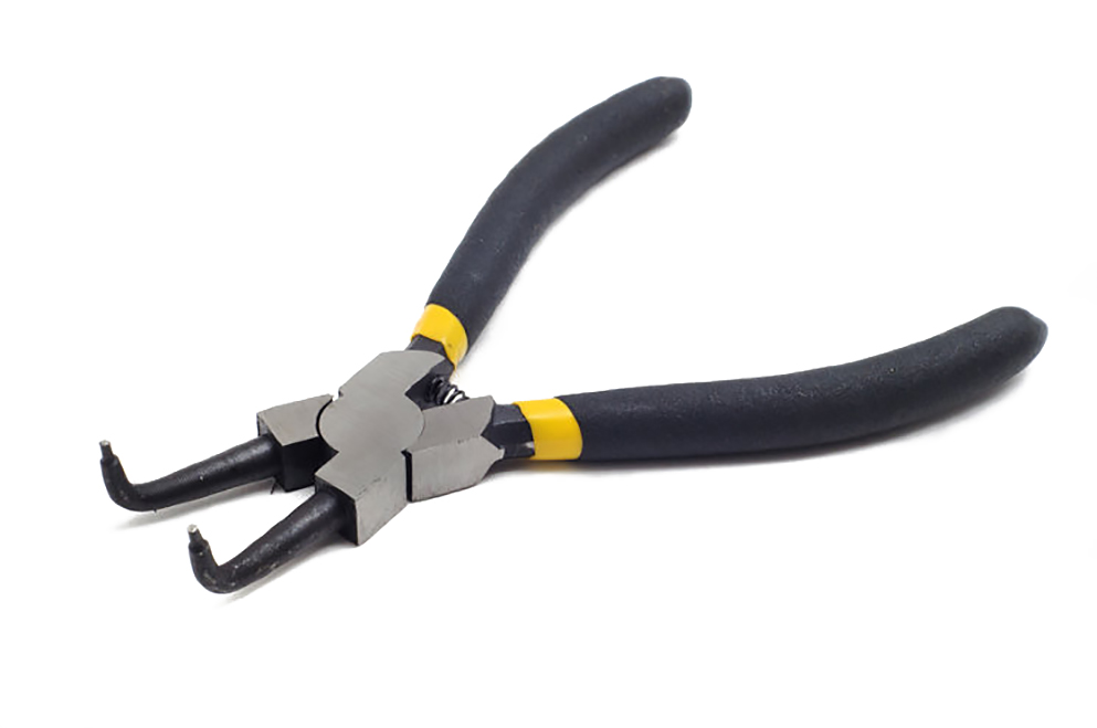 Съемник внутренних стопорных колец, загнутый сжим |СервисКлюч