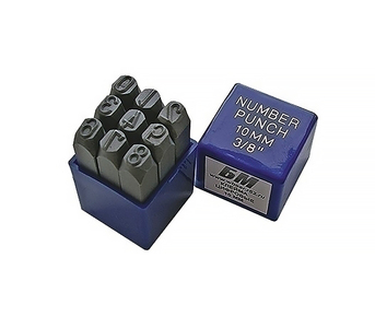 Набор клейм (БМ: цифровые, 12 мм, стальные), артикул: 650112