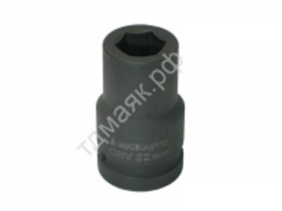 Торцевая головка дюйм 1" ударная 22 мм 6 гр МАЯКАВТО для УКМ, артикул: 4857822