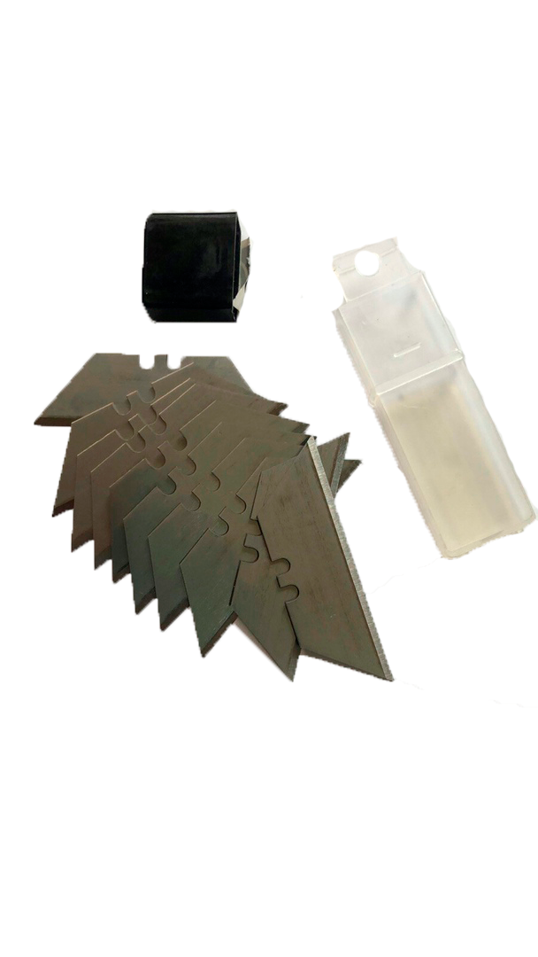 Лезвия сменные для ножей "трапеция" (БМ: 19х 0,5мм, 10шт)