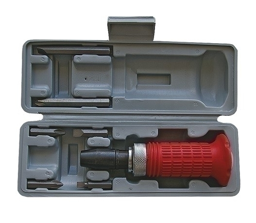 Отвертка  ударная БМ (6 нас пласт футляр) 13306