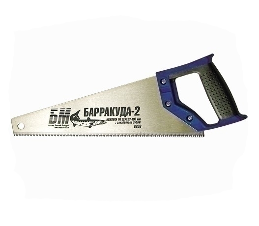Ножовка по дереву 350мм с закаленным зубом Мурена-2 БМ