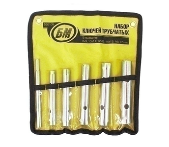 Набор торцевых трубок, 5 предметов |БМ, артикул: 550105