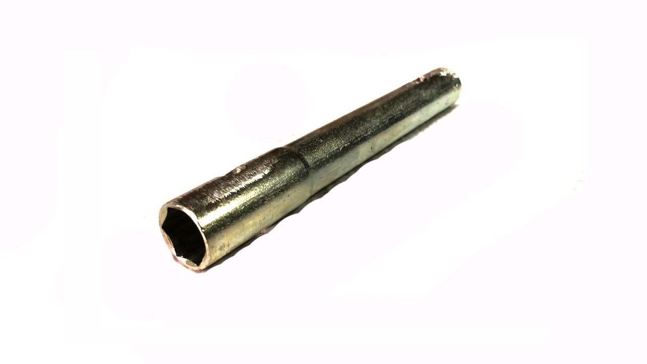 Ключ трубчатый штампованный, цинк (Коломна: 12*14 мм, L=140 мм)