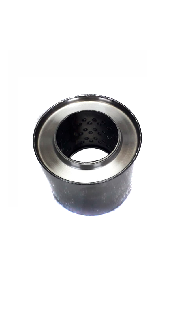 Пламегаситель, круглый корпус, нержавеющая сталь (Автом: 57мм, 95х80)