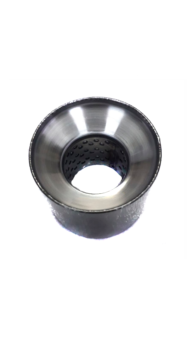 Пламегаситель, круглый корпус, нержавеющая сталь (Автом: 57мм, 95х80)