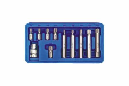 Набор бит (вставок), 11 предметов (Vorel: Spline, М5-М12), артикул: 66770