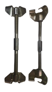 Стяжка пружин М14 L280  2-й крюк ДВОЙНАЯ резьба, артикул: 151271/48943