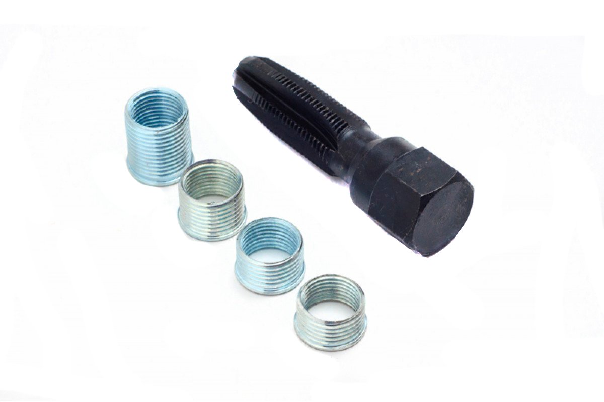 Набор для восстановления свечной резьбы, 5 предметов, СервисКлюч