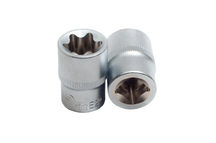 Головка торцевая torx "звездочка" (СервисКлюч: 1/2, L=38мм, Е20)