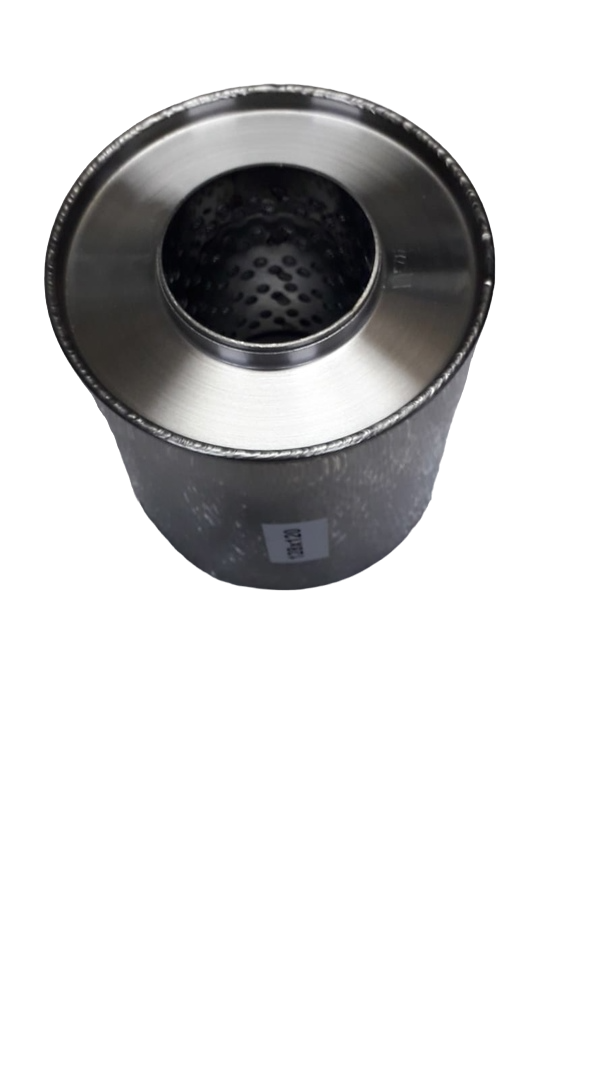 Пламегаситель, круглый корпус, нержавеющая сталь (Автом: 63мм, 128х120)