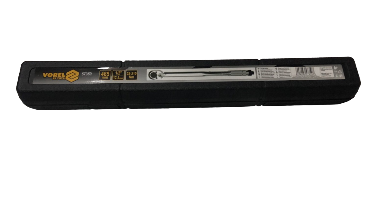 Ключ динамометрический (Vorel: 1/2" 28-210Nm)