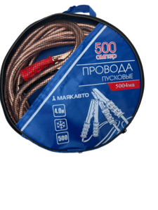 Стартовые провода (прикуривателя) 500А 4м МАЯКАВТО, артикул: 5004МА