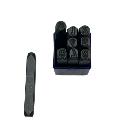 Набор клейм (БМ: цифровые, 6 мм, стальные)