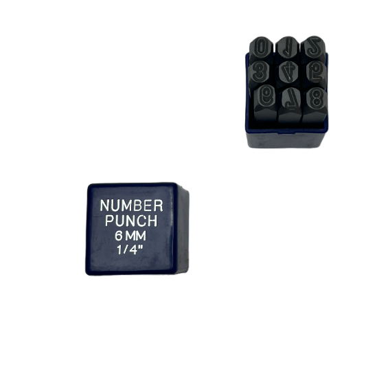 Набор клейм (БМ: цифровые, 6 мм, стальные)