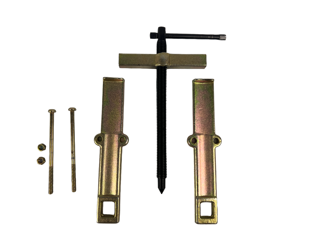 Съемник подшипников двухлапый раздвижной со стяжкой (ДЕЛО МАСТЕРА: 200 мм, D70-130 мм)
