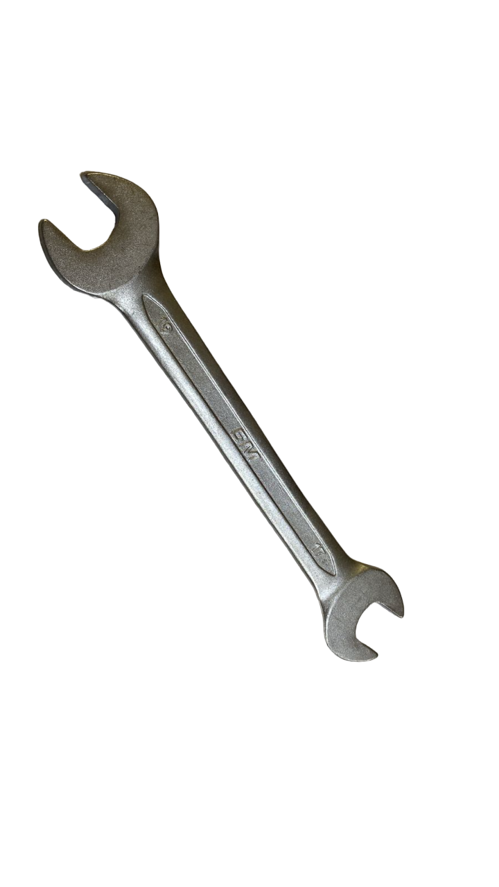 Ключ рожковый гаечный (БМ: 17*19 мм)