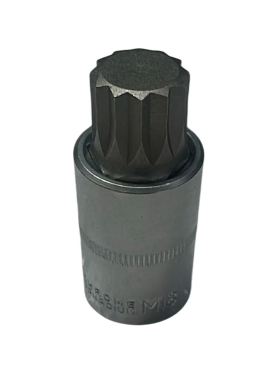 Головка со вставкой (БМ: 1/2", SPLINE, М18, L= 55мм, CrV)