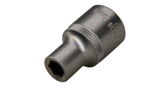 Головка торцевая под вороток 1/2" 8 мм, шестигранная (6 гран) | АВТОМ TOOL, артикул: 54208