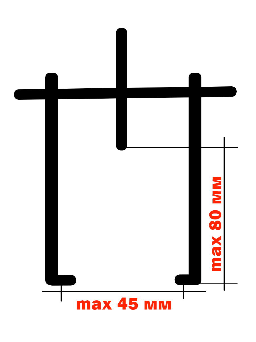 Съемник подшипников двухлапый раздвижной со стяжкой (ДЕЛО МАСТЕРА: 100 мм, D40-85 мм)