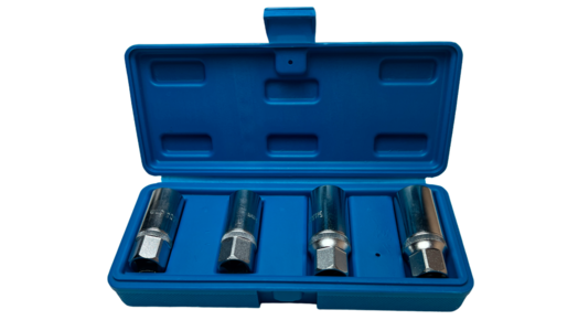 Набор шпильковертов (Дело Мастера, 4 предмета: 1/2", 6, 8, 10, 12 мм, роликовый Cr-V), артикул: 71250