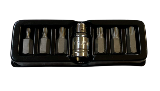 Набор головок со вставками-битами (АвтомTool, 7 предметов: 1/2" Т25-Т55, Torx), артикул: 54570