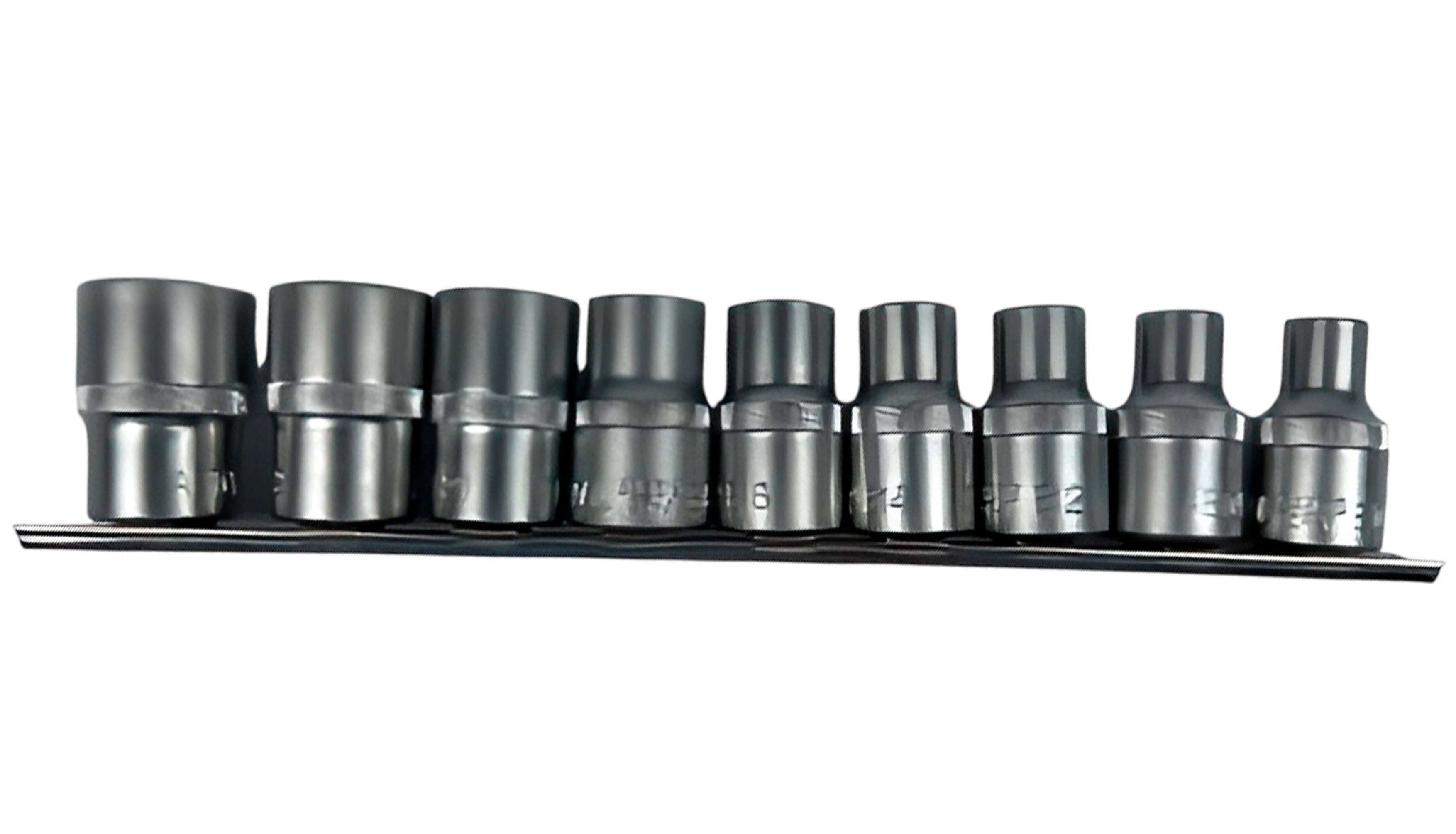 Набор головок-звездочек на планке (АвтомTool: 1/2, 9 предметов: E10-E24)