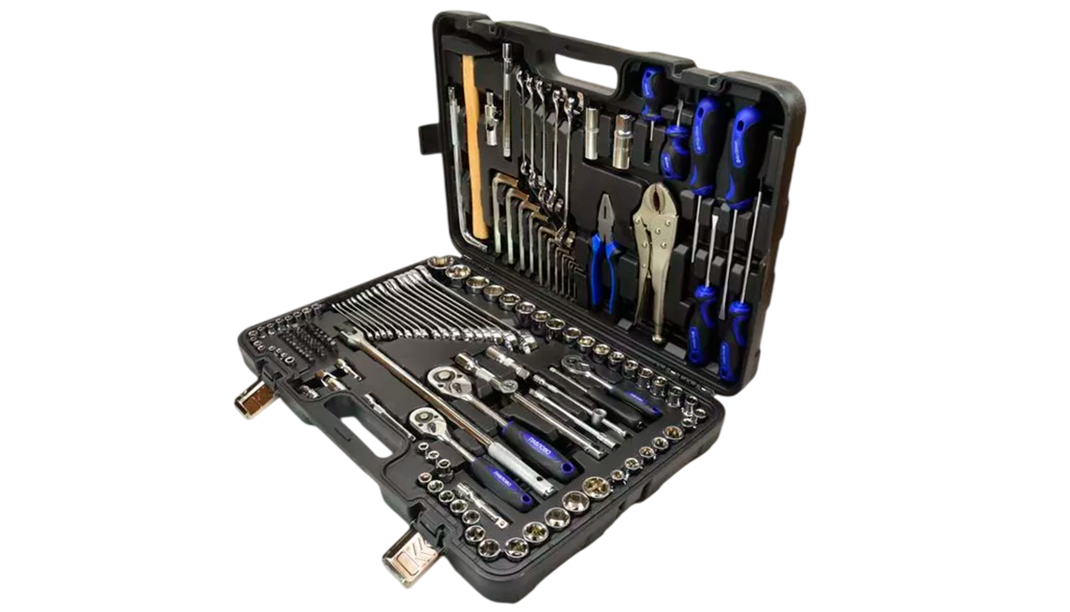 Наборы инструментов 142 предмета (Павлово: 1/4 + 3/8 + 1/2)