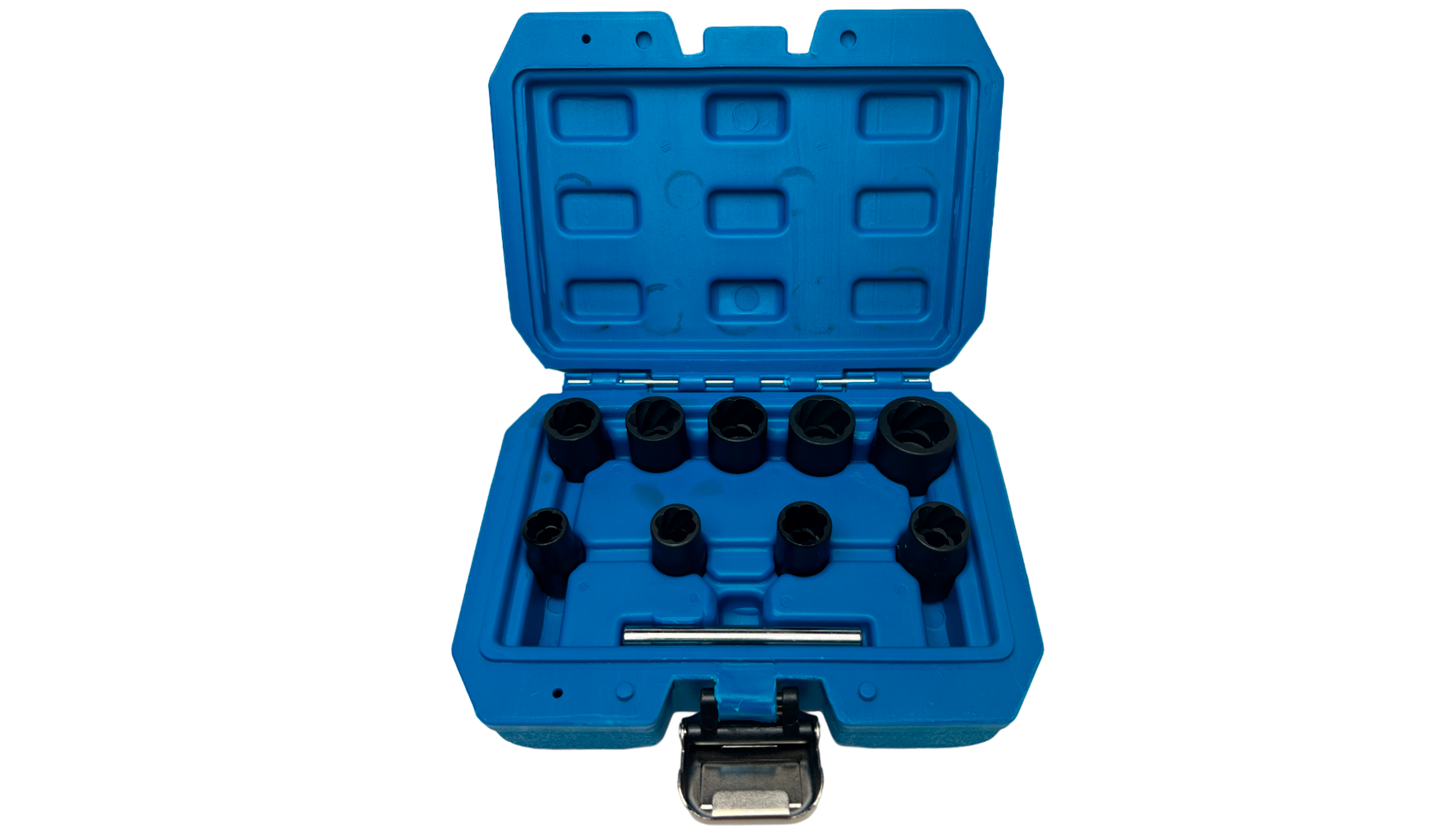 Набор головок для поврежденных болтов и гаек 10 предметов (Дело Мастера: 10-19 мм; 50 мм, Cr-Mo)