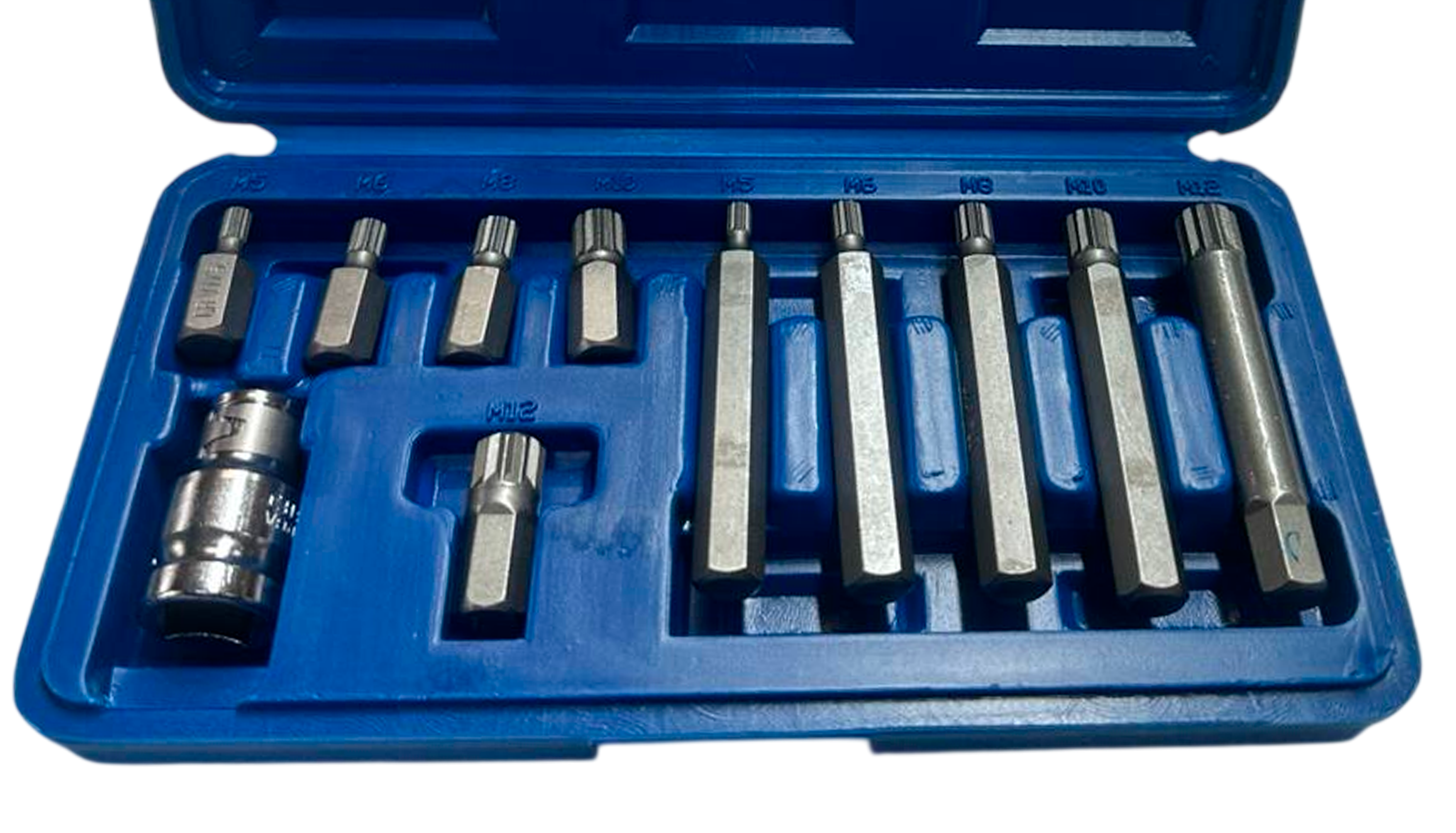 Набор бит (вставок) 11 предметов (Vorel: Spline, М5-М12)