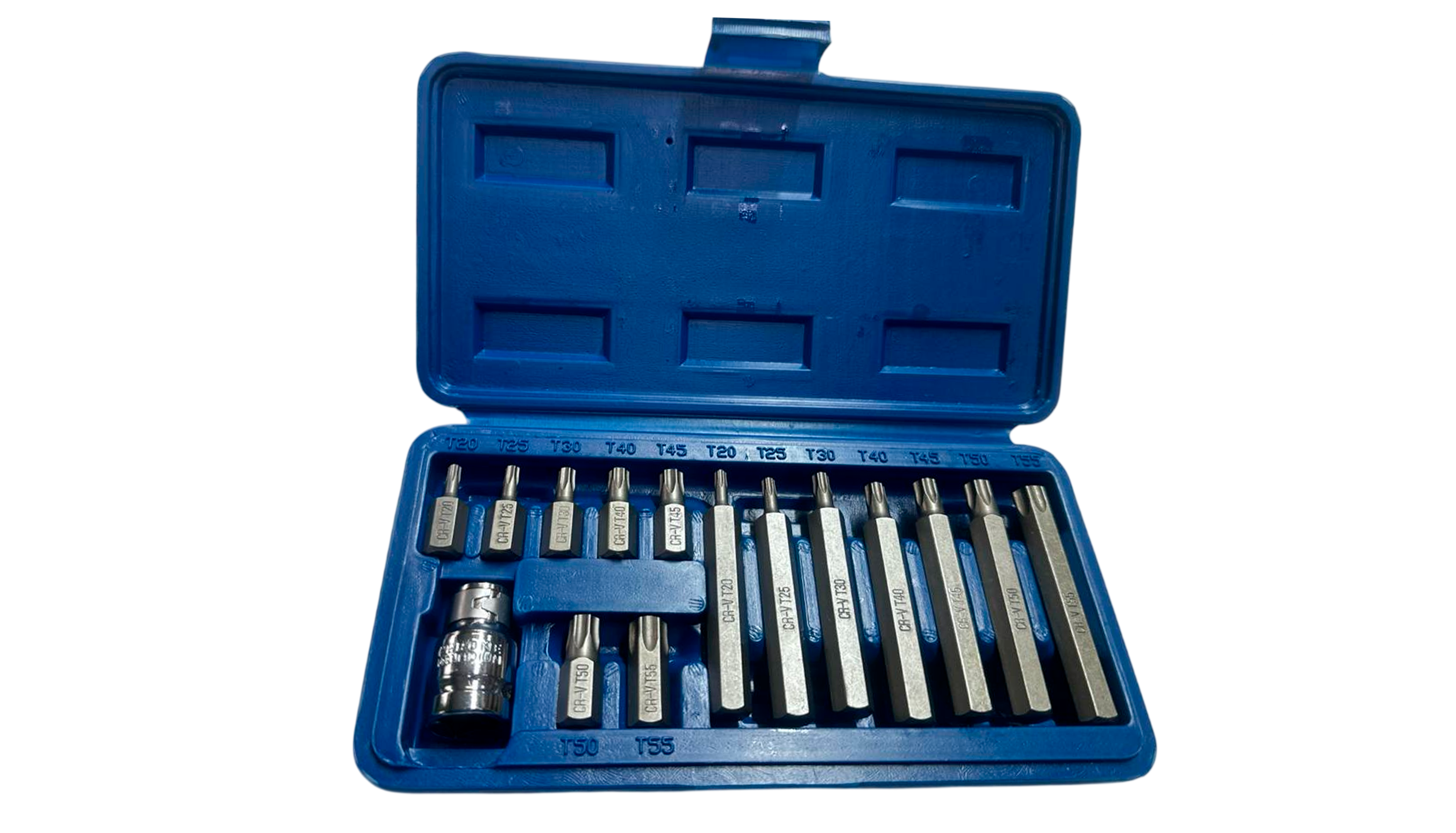 Набор бит (вставок) 15 предметов (Vorel: TORX, Т20-Т55)