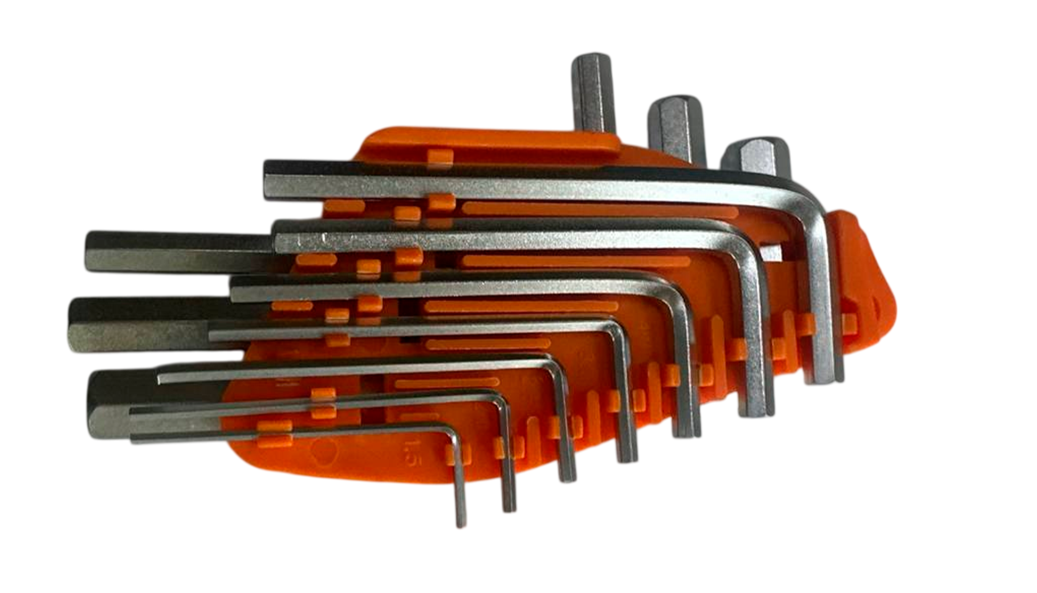 Набор шестигранных ключей Toya: (10 штук, 1.5-10.00 мм, Cr-V)