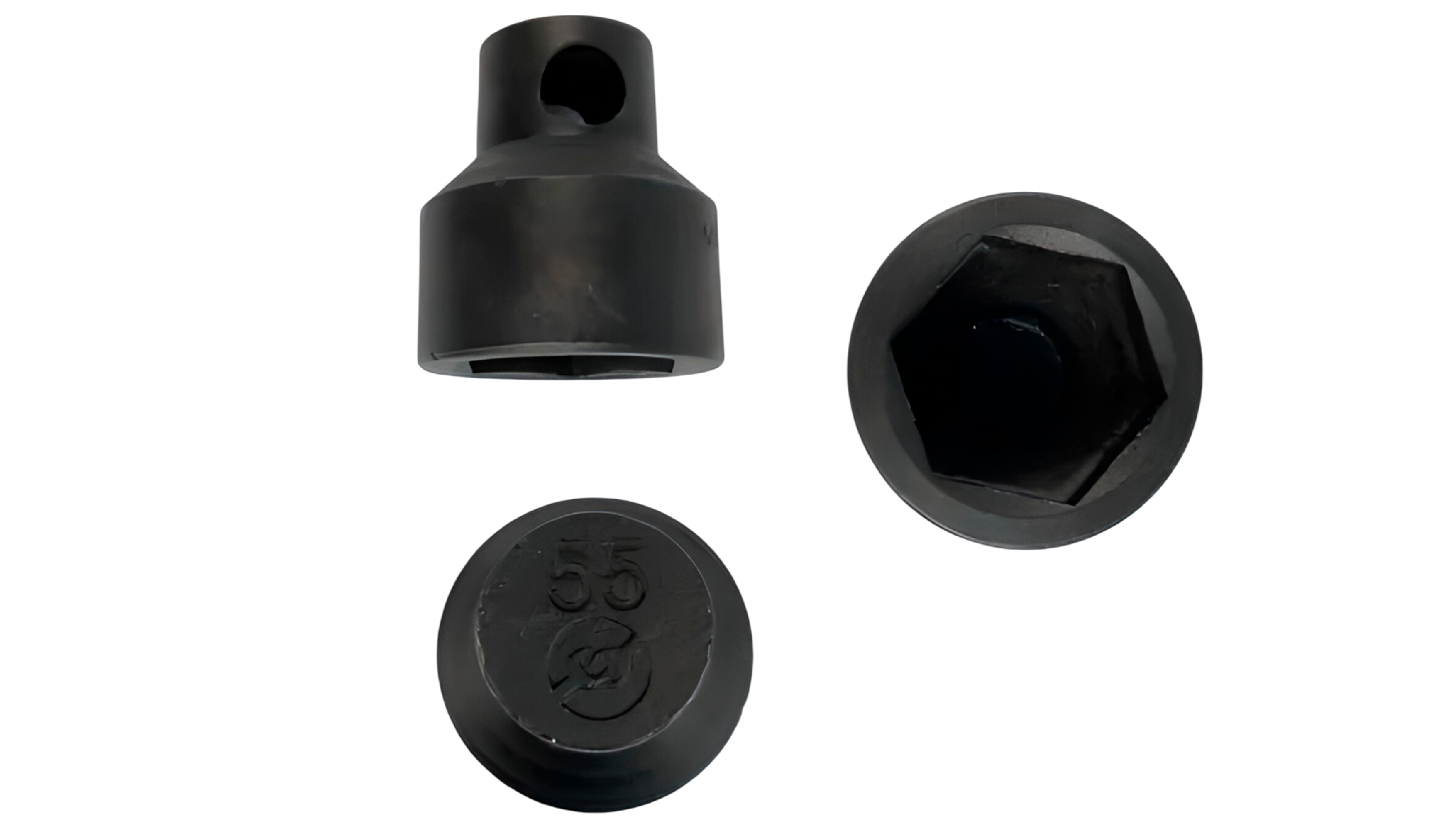 Головка торцевая под вороток 55 мм, шестигранная (6 гран) | Дело Мастера