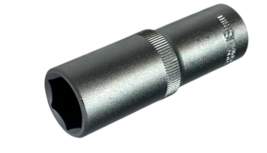 Торцевая головка глубокая (БМ: 1/2, 18 мм, CrV, 6-гран), артикул: 970418