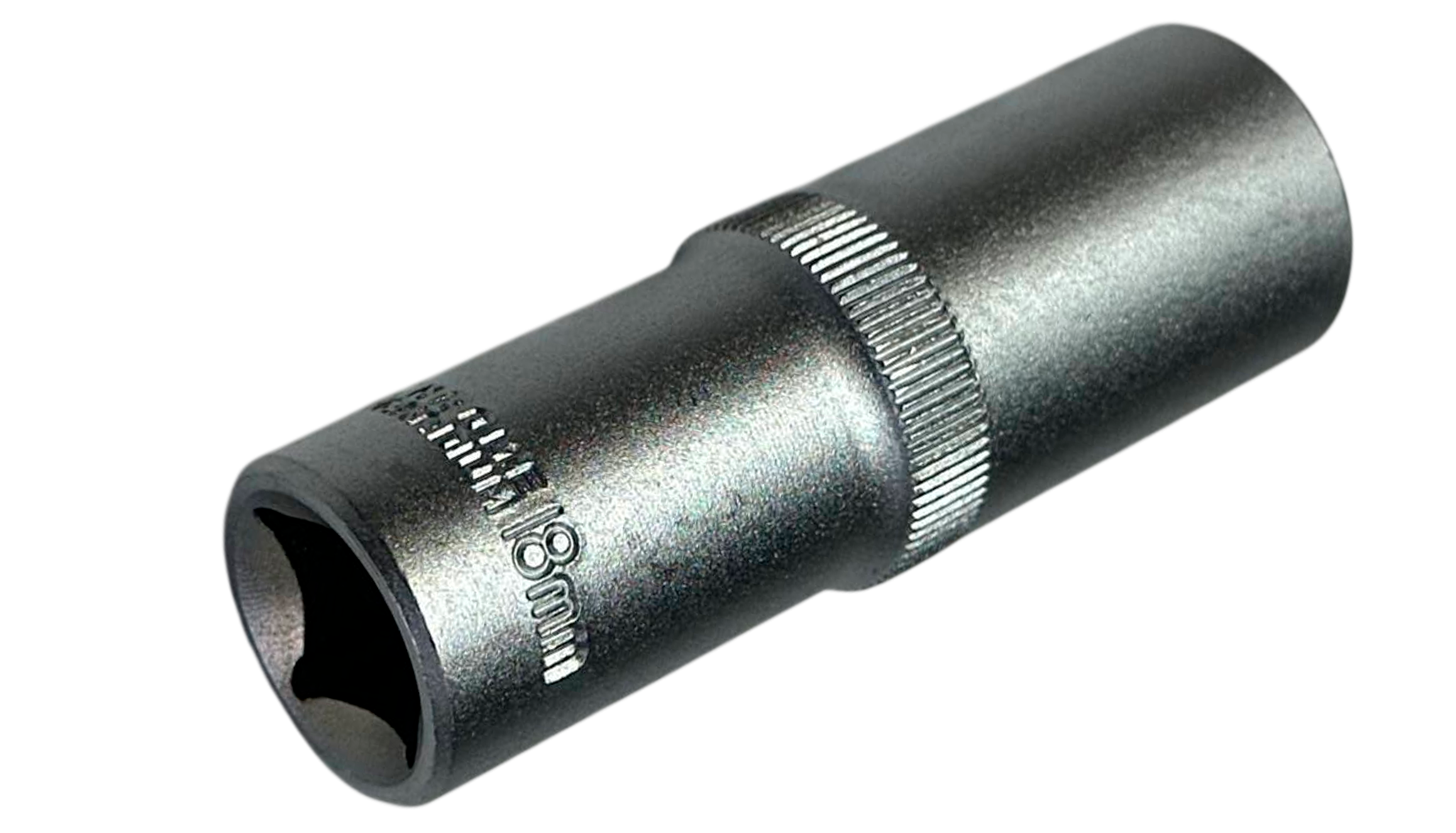 Торцевая головка глубокая (БМ: 1/2, 18 мм, CrV, 6-гран)