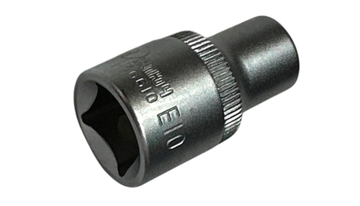 Головка торцевая torx "звездочка" (СервисКлюч: 1/2, L=38мм, Е10), артикул: 76610